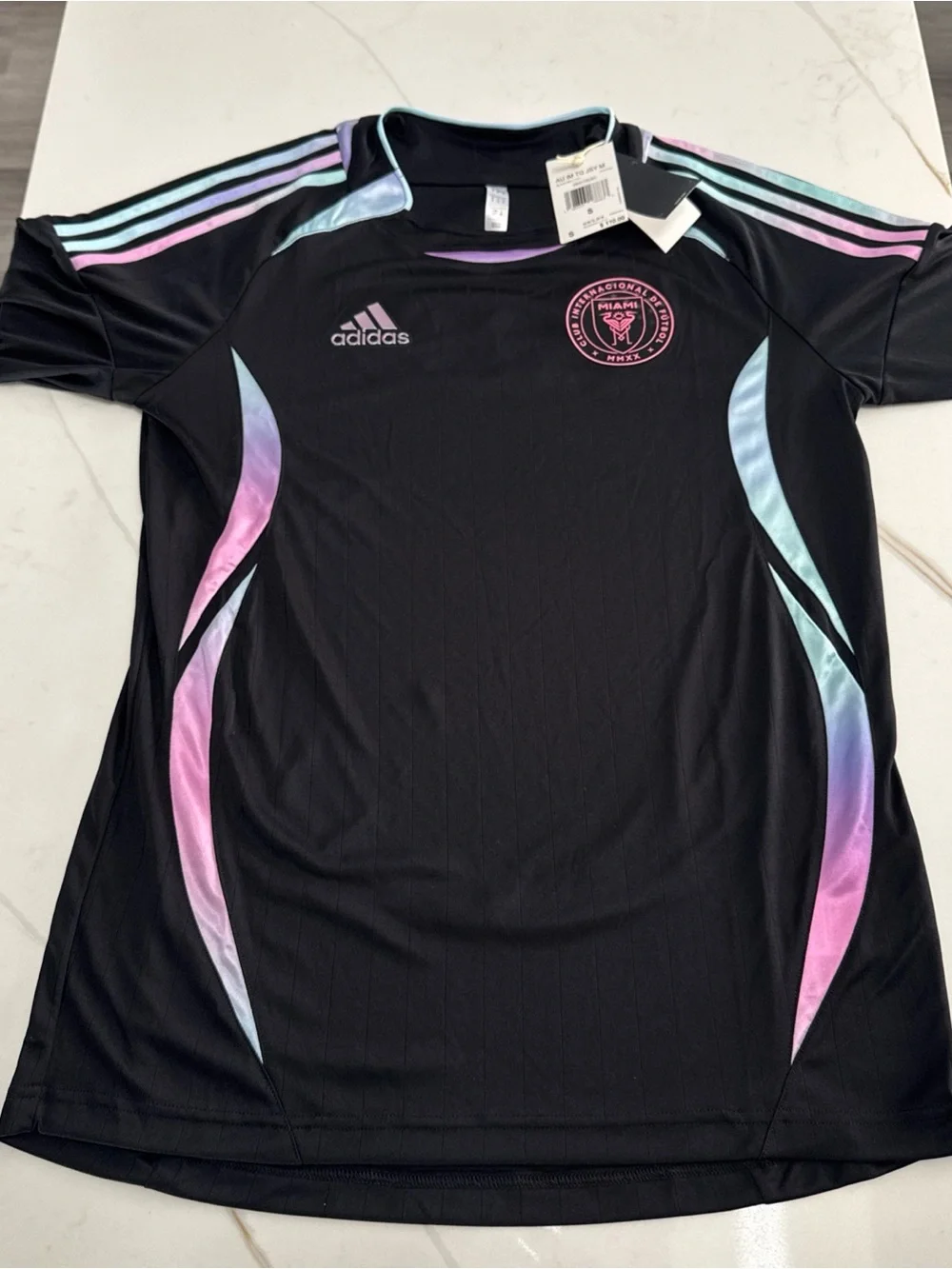 Adidas Inter Miami X Audi F1 Team Jersey Black Multicolor KW4783 Men Size Small